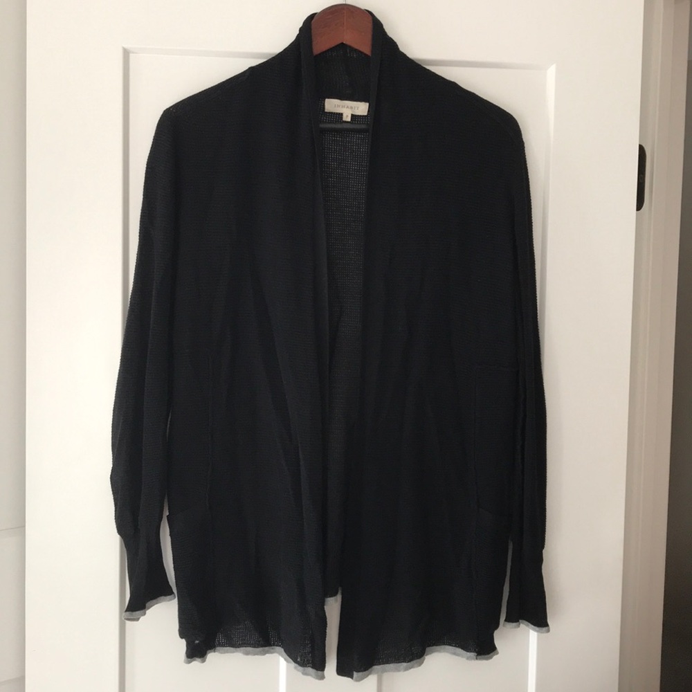 NWOT- Inhabit Black Cardigan